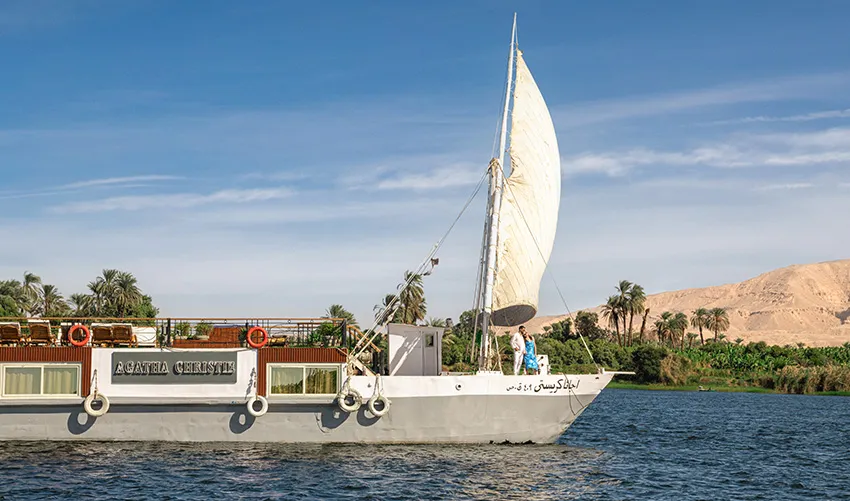 Dahabiya Crucero Nilo Agatha Christie 8 Días Luxor Asuán