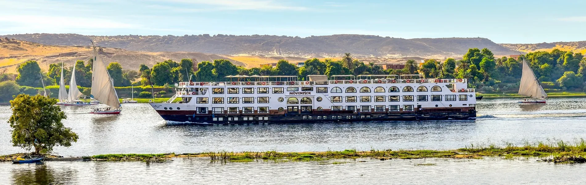 Crucero Nilo Movenpick Sun Ray 4 Días Asuán Luxor