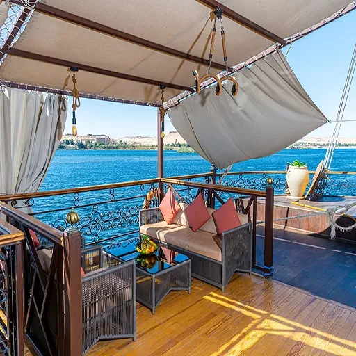 Dahabiya Crucero Nilo Amirat 5 Días Luxor Asuán