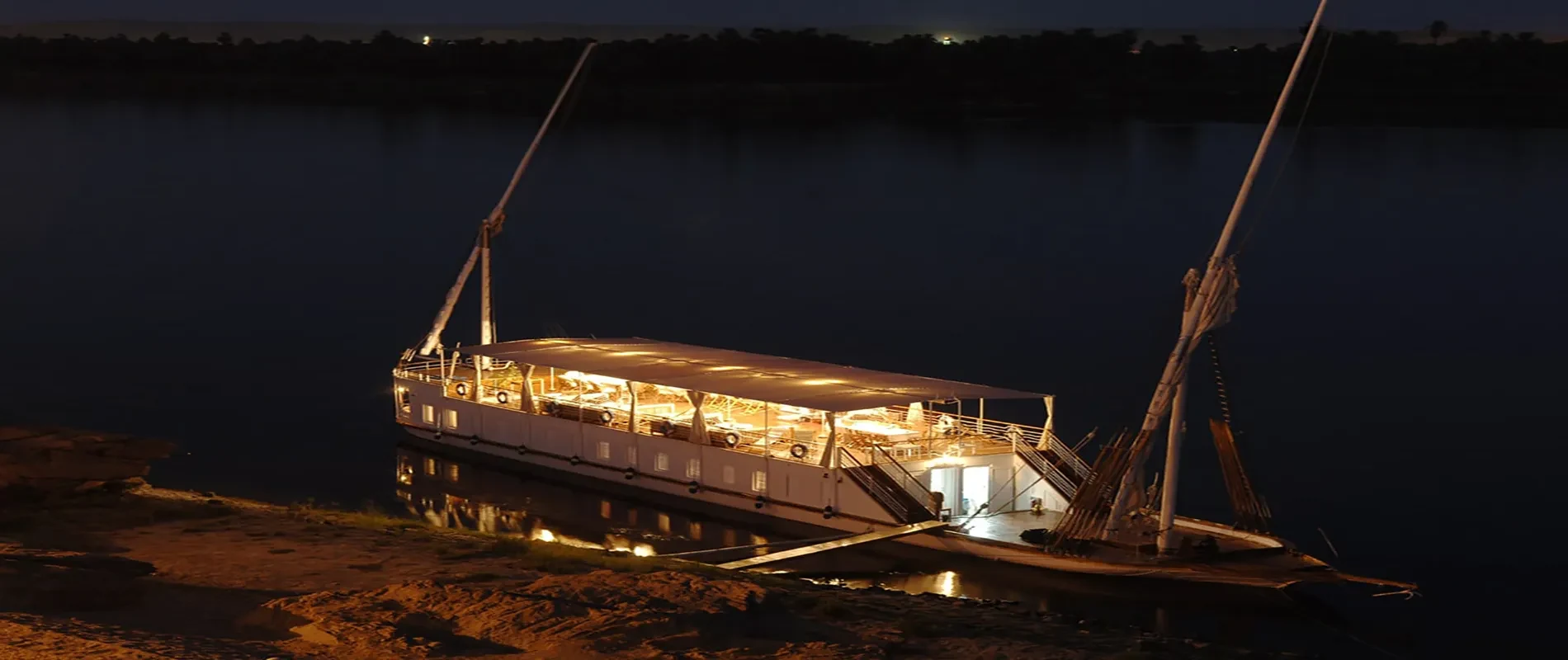 Dahabiya Crucero Nilo Lazuli Abydos 4 Días Asuán Luxor