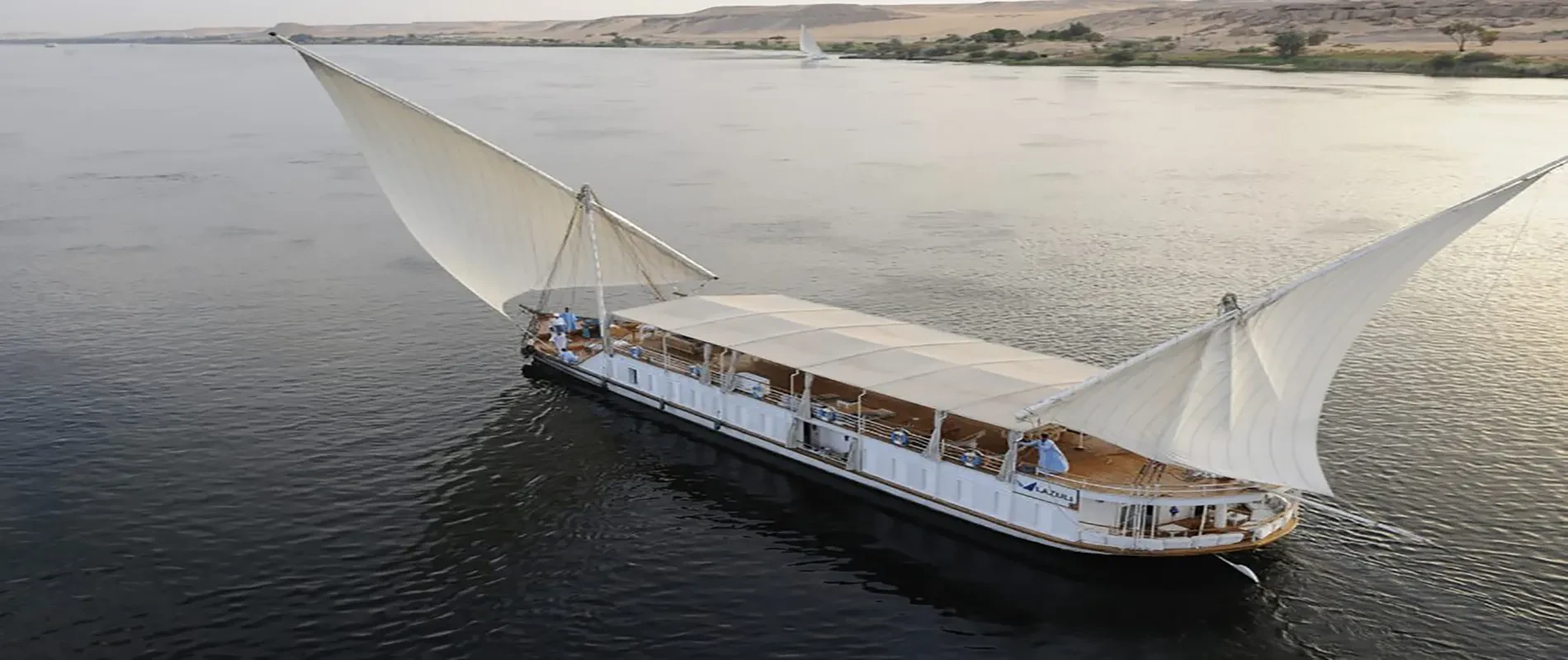 Dahabiya Crucero Nilo Lazuli Karnak 4 Días Asuán Luxor