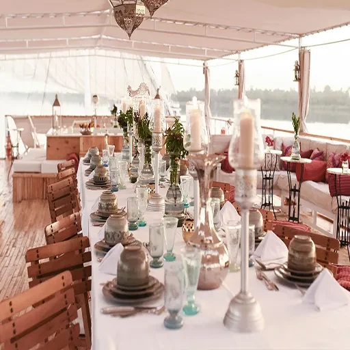 Dahabiya Crucero Nilo Lazuli King Farouk 4 Días Asuán Luxor