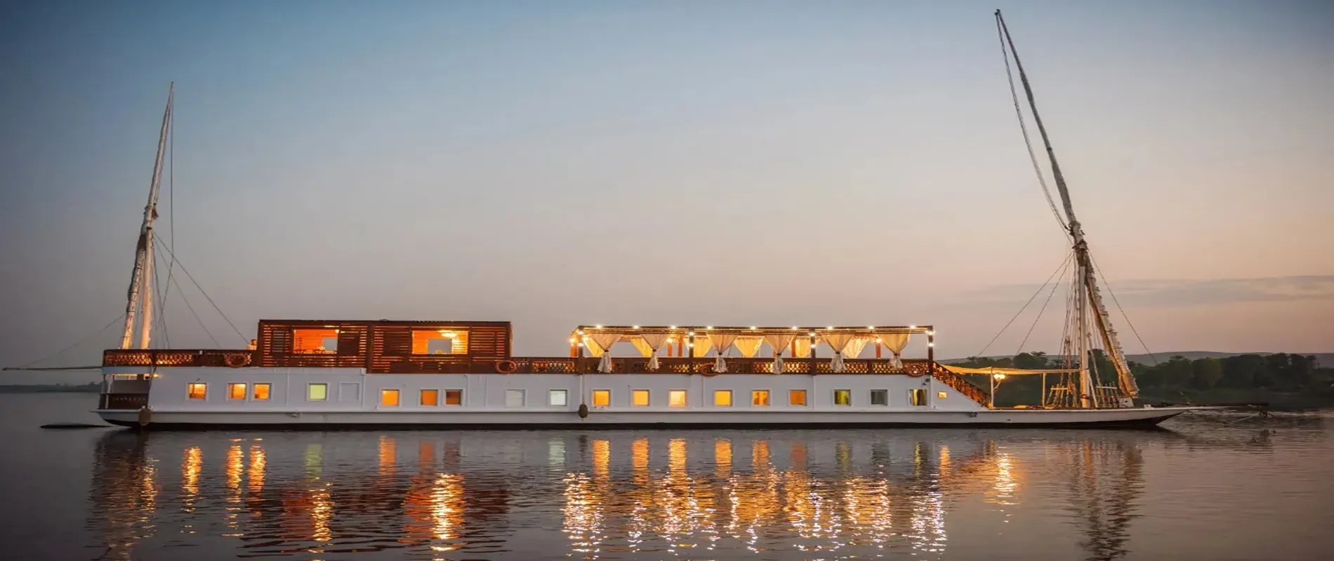Dahabiya Crucero Nilo Miran 4 Días Asuán Luxor