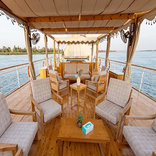 Dahabiya Crucero Nilo Princess Cleopatra 5 Días Luxor Asuán