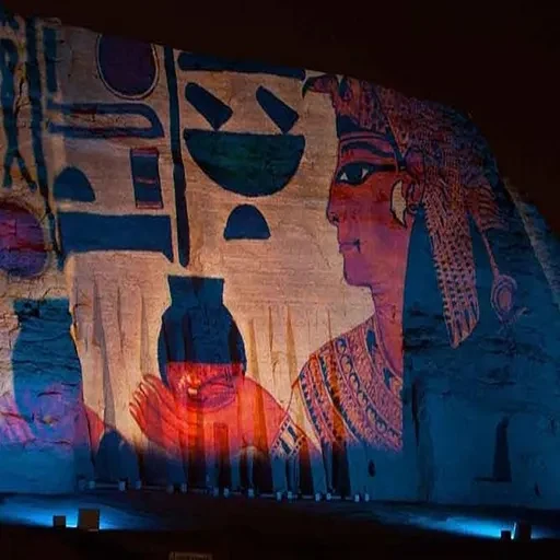 Espectáculo De Luz Y Sonido en El Templo De Karnak