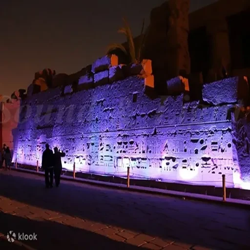 Espectáculo De Luz Y Sonido en El Templo De Karnak