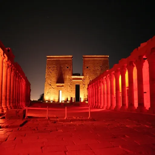 Entrada VIP al Espectáculo De Luz Y Sonido en El Templo De Philae