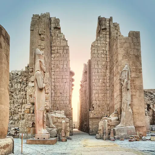 El Despertar de los Faraones Bajo la Noche Nubia Espectáculo De Luz Y Sonido en Karnak