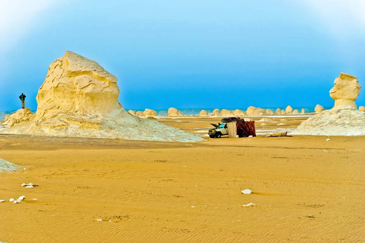 Excursion Al Desierto Blanco Desde El Cairo Safari 4x4 y Camping VIP