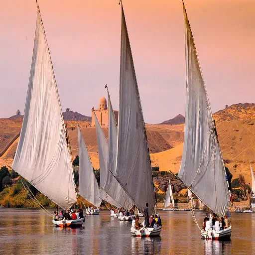 Paseo en Faluca Por El Nilo El Cairo Navegación Privada de 2 Horas al Atardecer