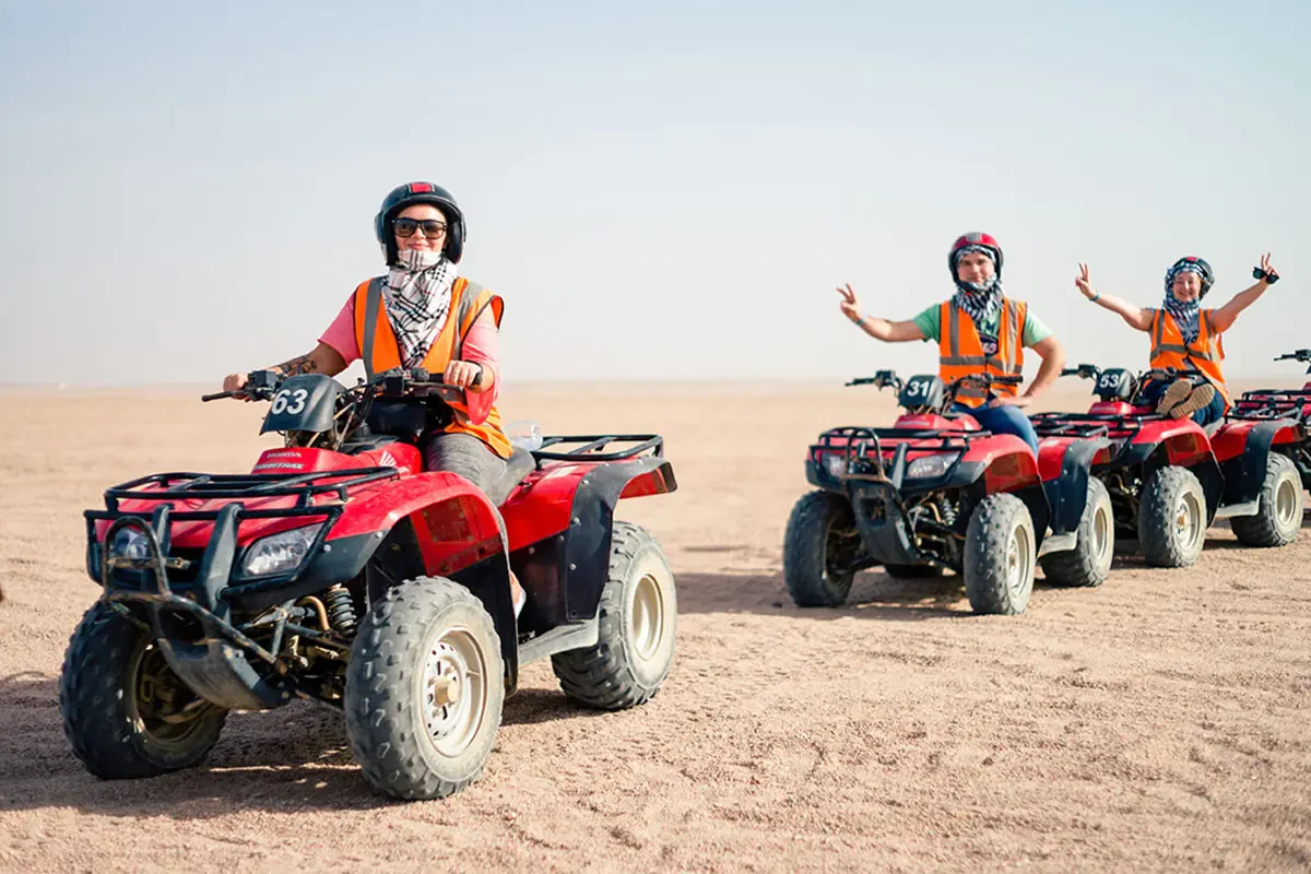 Safari Por El Desierto en Las Pirámides Tour Privado en Quad por Giza