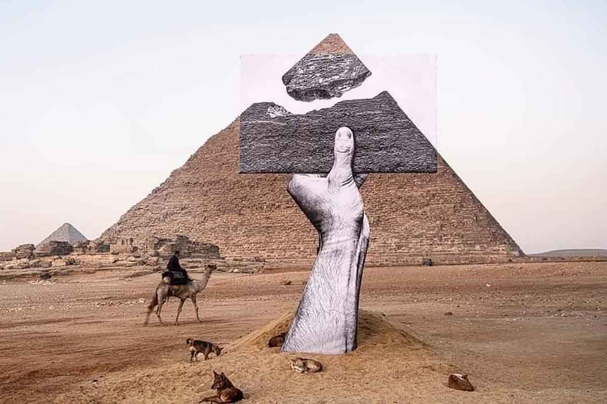 Forever is Now: arte es las Pirámides de Giza