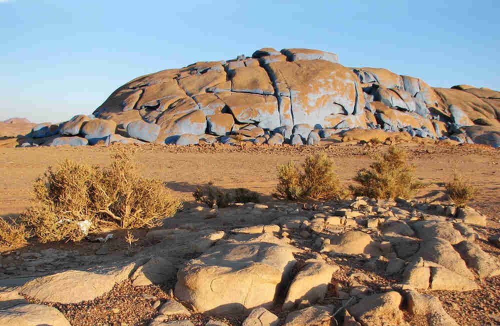 Desierto azul, rocas pintadas de Egipto: qué son y dónde están