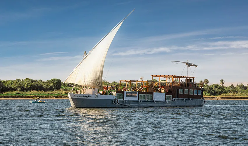 Dahabiya Crucero Nilo Agatha Christie 4 Días Asuán Luxor